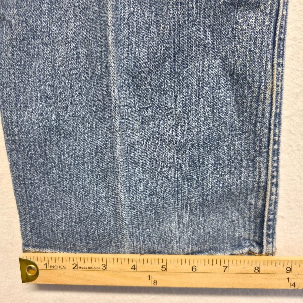 Ariat M4 Rebar Relaxed Boot Cut Denim Blue Jeans Size 32x38 Actual 31x37